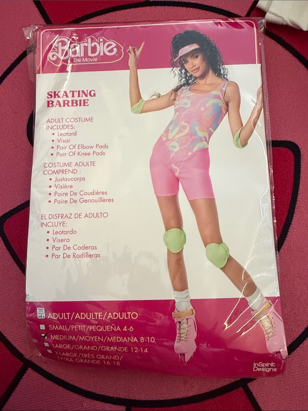Barbie Pink Women's Bike Shorts with Pastel Leotard Accent